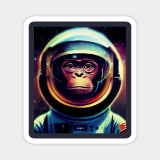 Monkey In Astronaut Suit Magnet