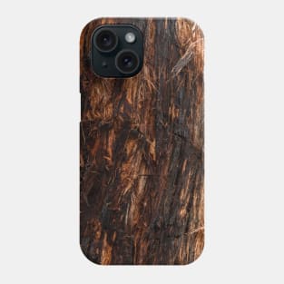 Fire Red String Bark Burnt Tree Trunk - Alternative Phone Case