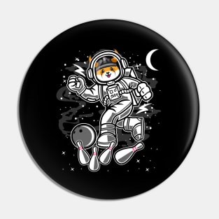 Astronaut Bowling Floki Inu Coin To The Moon Floki Army Crypto Token Cryptocurrency Blockchain Wallet Birthday Gift For Men Women Kids Pin