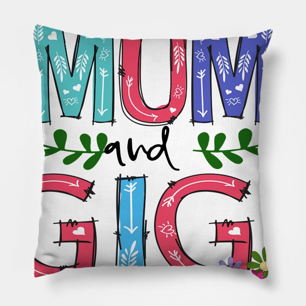 I Have Two Titles Mom and GIGI Mother's Day Gift 1 Shirt Pillow by HomerNewbergereq