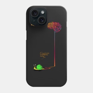 Creativity is intelligence having fun. Phone Case