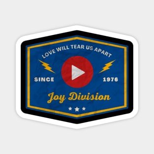 Joy Division // Play Button Magnet