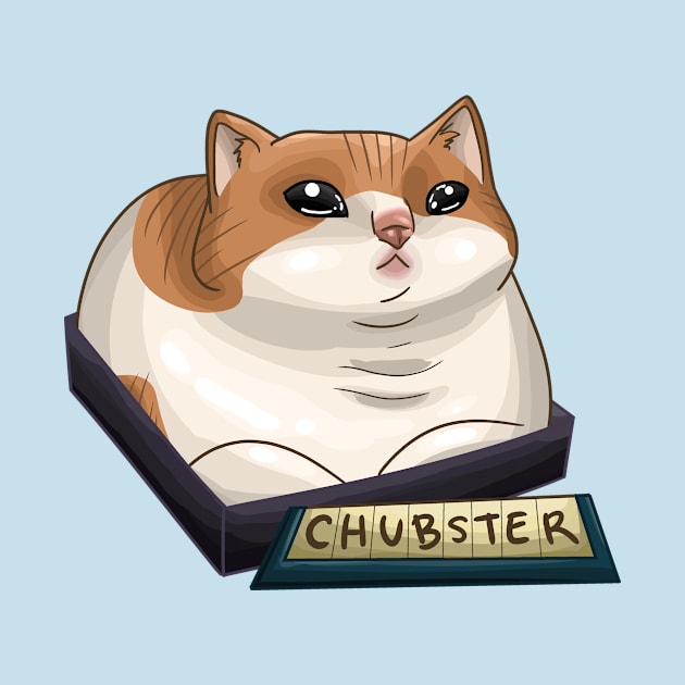 Sad Chubster Cat by KaePotassium