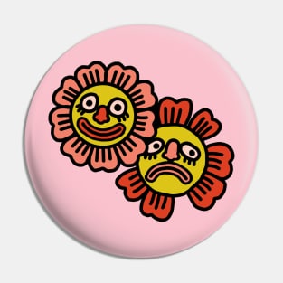 Happy x Sad Pin