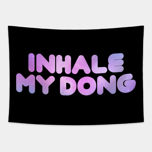 Inhale My Dong Tapestry by Lorihime