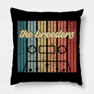 the breeders cassette retro vintage Pillow