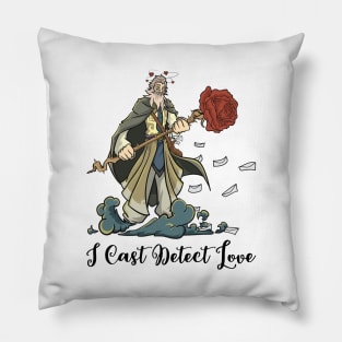 Roleplaying RPG Valentines Day TableTop Wizard Partner Gift Pillow