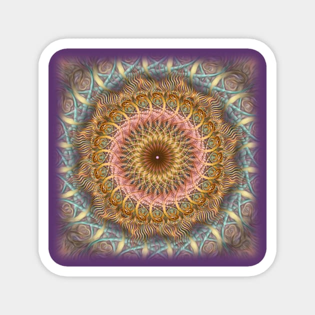 Caramel Blush Twisty Twirl Magnet by becky-titus