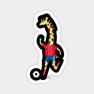 Soccer Girafe Magnet