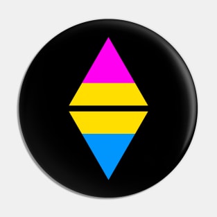 #nerfingwithpride Auxiliary Logo - Pansexual Pride Flag Pin