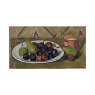 Plate with Fruit and Pot of Preserves by Paul Cezanne T-Shirt