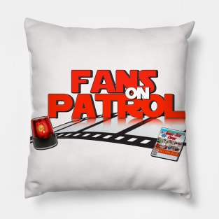 Fans on Patrol Logo Pillow