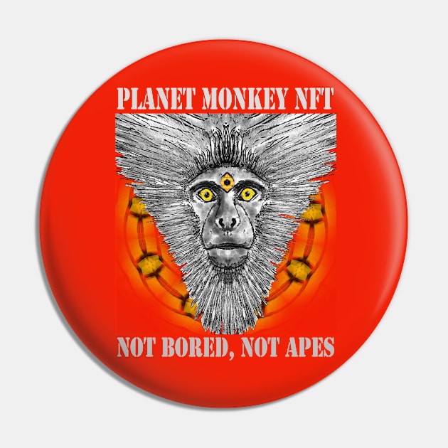 Planet Monkey Animals Not Bored Apes Pin by PlanetMonkey