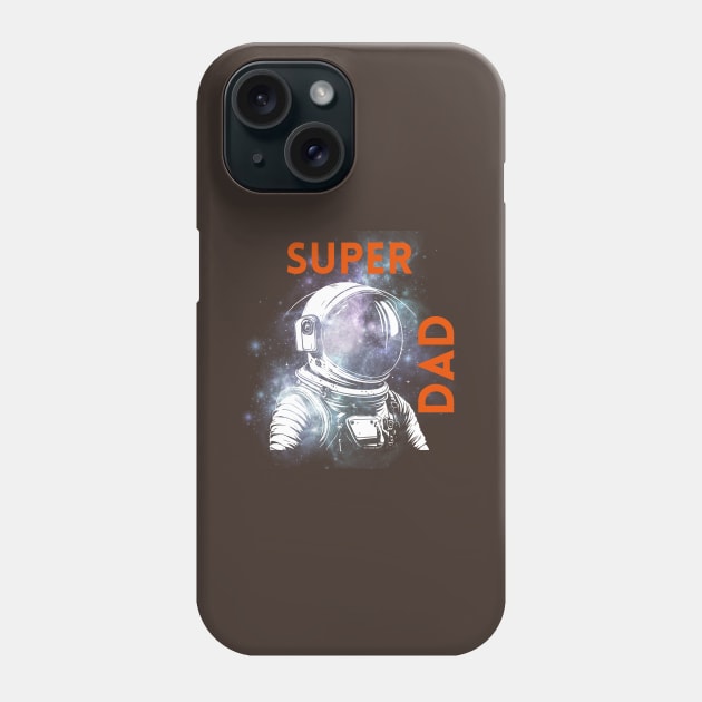 Super Dad Phone Case by Rissenprints