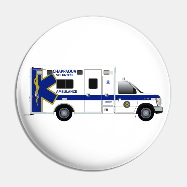 Chappaqua Volunteer Ambulance Pin by BassFishin