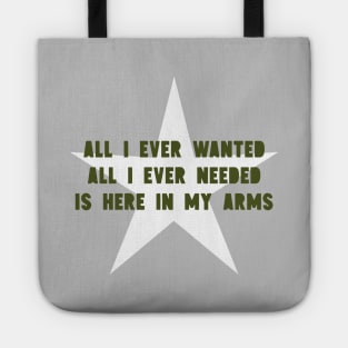 all I Ever Wanted, star, green Tote