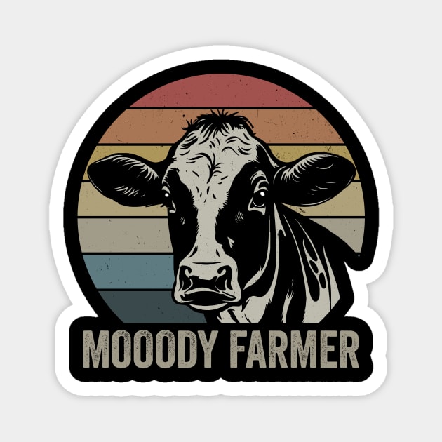 Moody farmer Magnet by RusticVintager