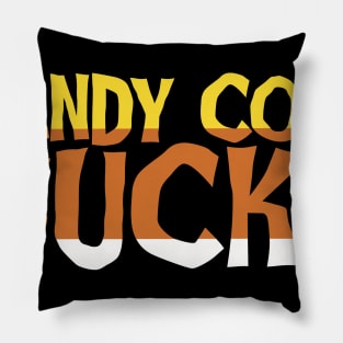 Candy Corn Sucks Pillow