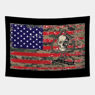 CAMO AMERICAN FLAG USA CAMOFLAUGE Tapestry