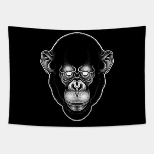 Dark monkey Tapestry