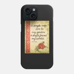 A Single Rose Phone Case