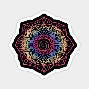 Mandala art drawing for gift Magnet