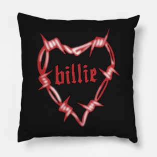 billie heart spikes Pillow