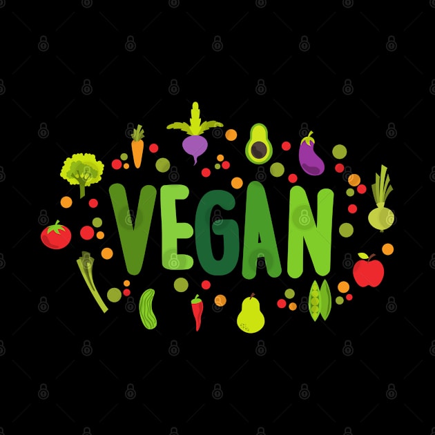 Vegan design with vegatables by Gluten Free Traveller