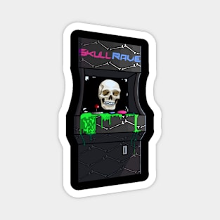 Skull Rave Arcade Machine Magnet