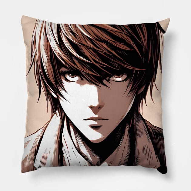 Anime Wonderland: Whimsical Art Prints Featuring Manga-Inspired Designs for Otaku Bliss! Pillow by insaneLEDP