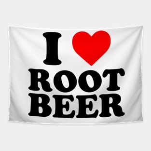 I Love Root Beer | I Heart Root Beer Tapestry