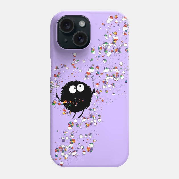 blowing rainbow bubbles Phone Case by CindyS