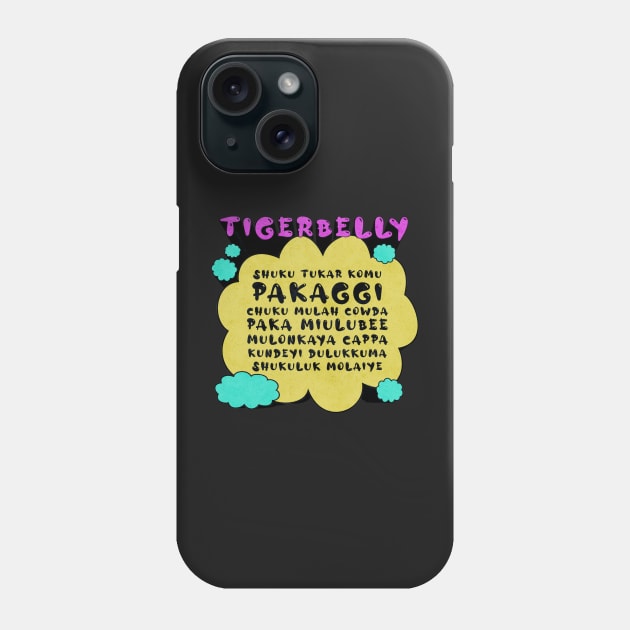 Tigerbally Theme Song Lyrics - Bobby Lee Gifts & Merchandise for Sale Phone Case by Ina