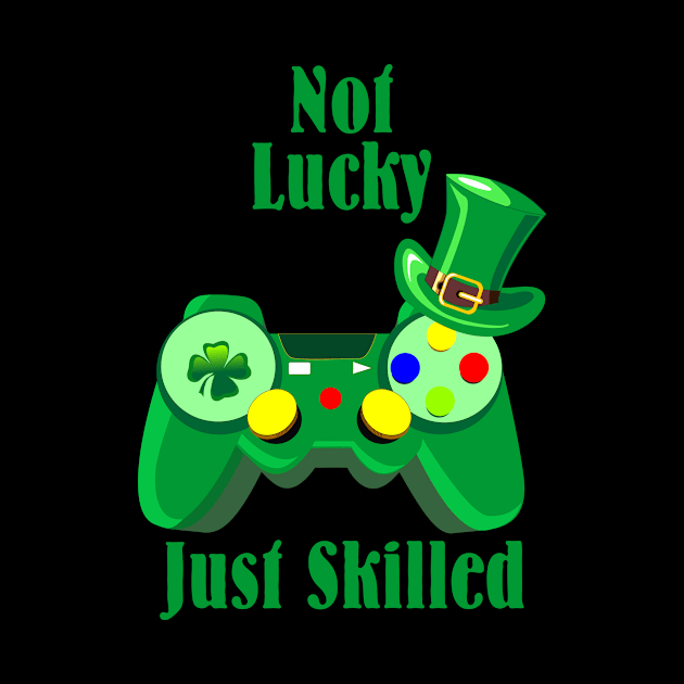 Video Gaming St Patricks Day Gamer Kid by SidneyTees