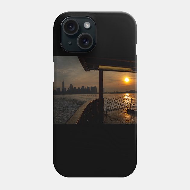 Staten Island Ferry Sunrise Phone Case by ShootFirstNYC