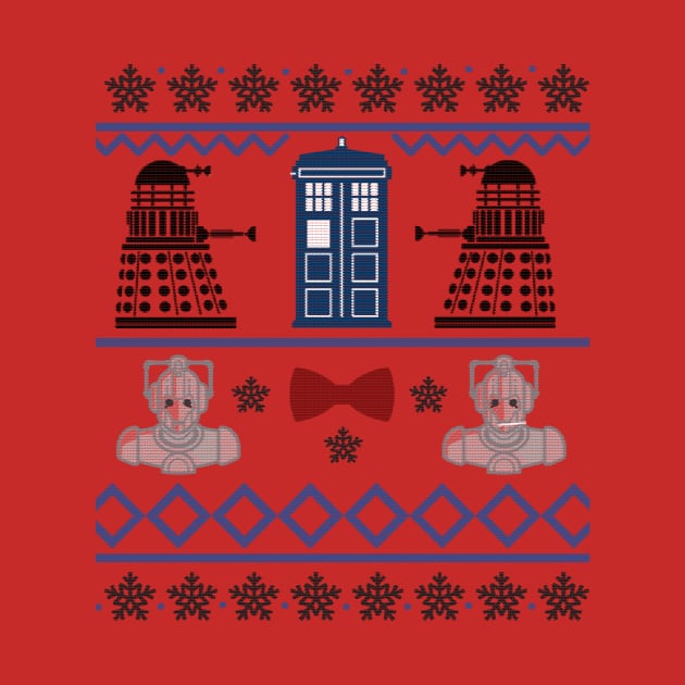 Doctor Who Ugly Sweater Season by daviujin