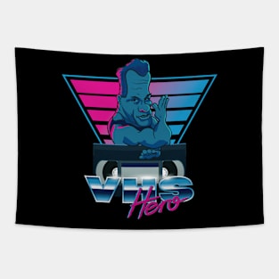 VHS Hero Van Damme Tapestry