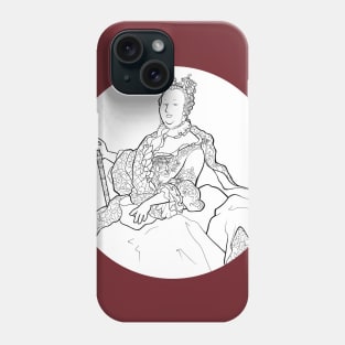 The Dead Queen Detectives - Empress Maria Theresa Phone Case