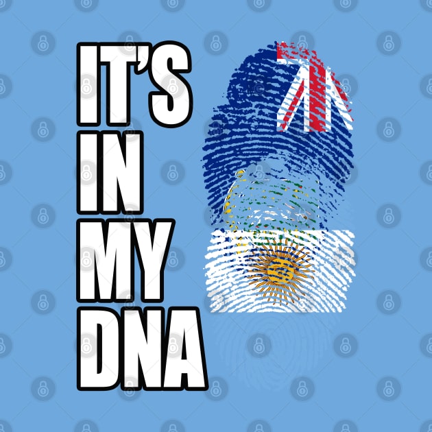 Argentinian And Virgin Islander Mix DNA Flag Heritage by Just Rep It!!