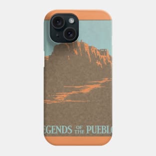 Vintage Travel Poster, Legends of the Pueblos Phone Case