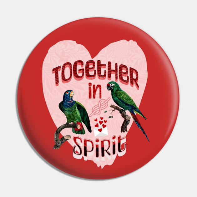 Together in Spirit a Long Distance Relationship Affair Pin by RetroColors