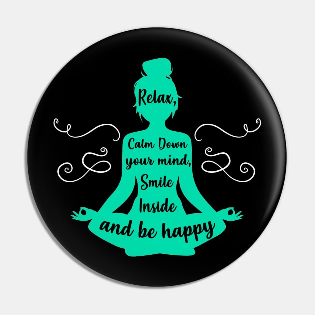 Yoga Lover Gift Pin by KsuAnn