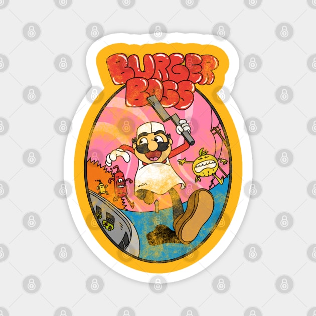 Burger Boss Magnet by WizzKid