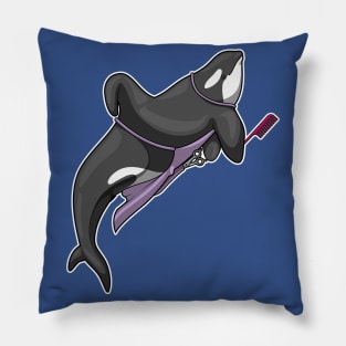 Orca Hairdresser Scissors Comb Pillow