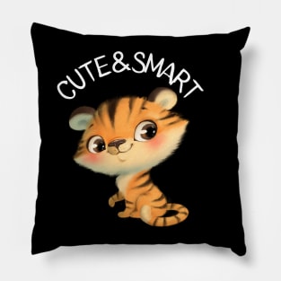 Cute and Smart Cookie Sweet kitty baby tiger cute baby outfit Pillow