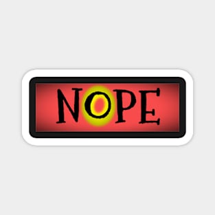 NOPE logo Magnet