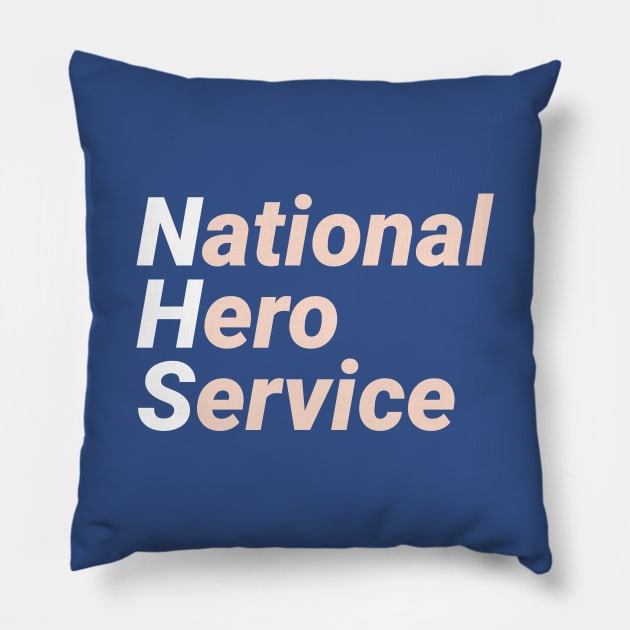 National Hero Service Pillow by EliseDesigns