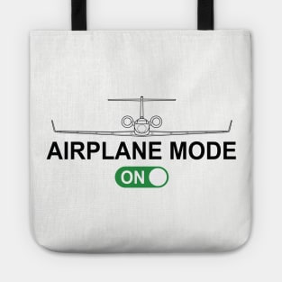 Airplane Mode On Corporate Jet Tote