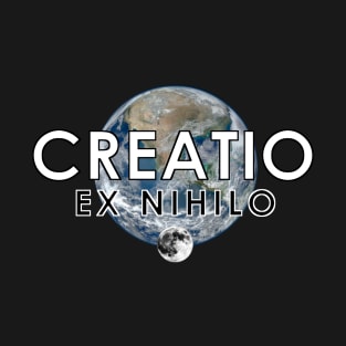 Creationist Latin Quote-Creatio Nihilo. T-Shirt