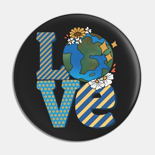 Love Earth Pin